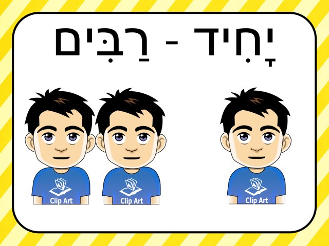 יחיד  רבים